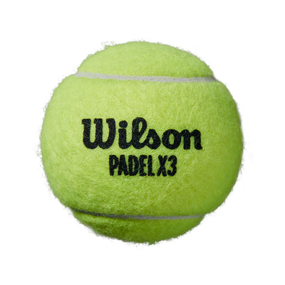 Wilson X3 Speed Padel Balls (3 Ball Can)