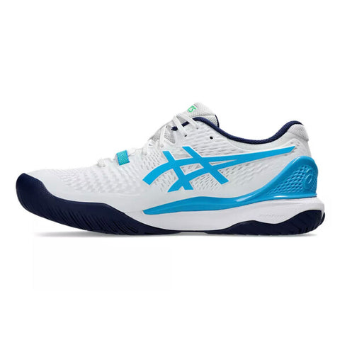 Asics Gel Resolution 9 (M) (White/Aqua)