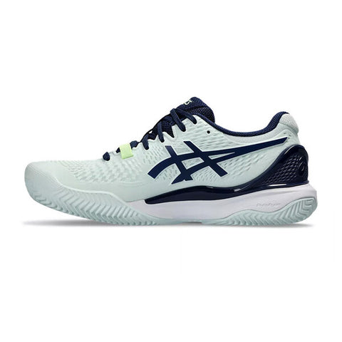 Asics Gel Resolution 9 (W) (Clay) (Mint/Navy)