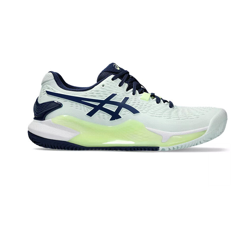 Asics Gel Resolution 9 (W) (Clay) (Mint/Navy)