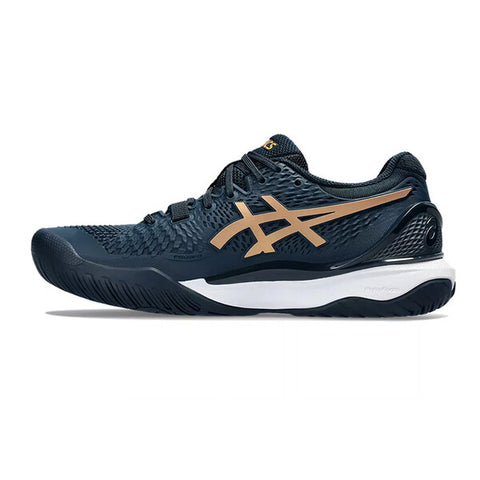 Asics Gel Resolution 9 (W) (Navy/Gold)