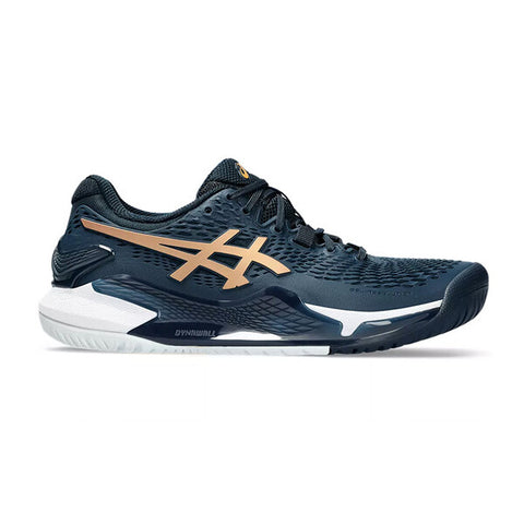 Asics Gel Resolution 9 (W) (Navy/Gold)