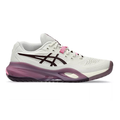 Asics Gel Resolution X Wide (W) (Soft Oat/Dark Aubergine)