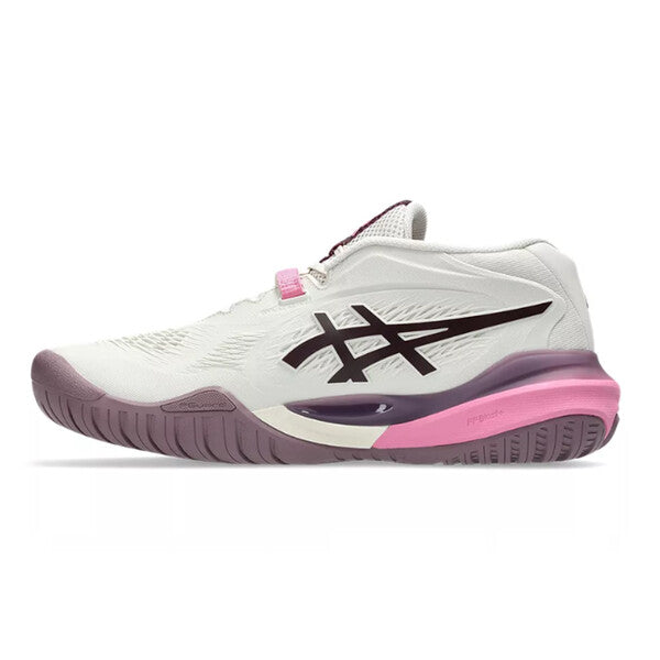Asics Gel Resolution X Wide (W) (Soft Oat/Dark Aubergine)