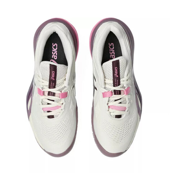 Asics Gel Resolution X Wide (W) (Soft Oat/Dark Aubergine)