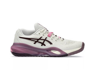 Asics Gel Resolution X Wide (W) (Soft Oat/Dark Aubergine)