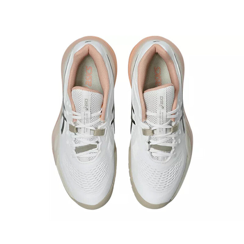 Asics Gel Resolution X (W) (Soft Oat/Dark Aubergine) Asics