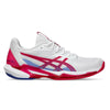 Asics Solution Speed Ff 3 Clay (W) (White/Bright Rose)
