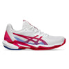 Asics Solution Speed Ff 3 Clay (W) (White/Bright Rose)