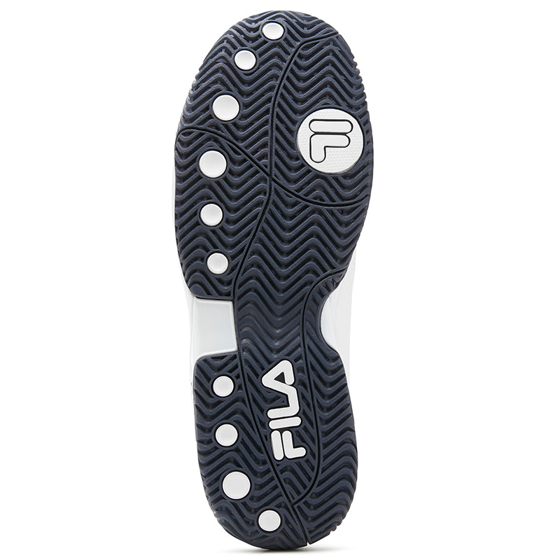 Fila Double Bounce Pickleball (M) (White/Navy) Fila