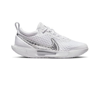 Nike Court Zoom Pro (W) (White/Silver)