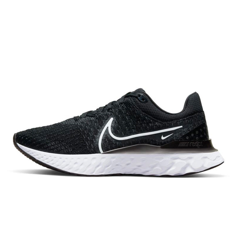 Nike React Infinity Run Flyknit 3 (W) (Black/White)
