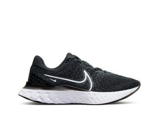 Nike React Infinity Run Flyknit 3 (W) (Black/White)