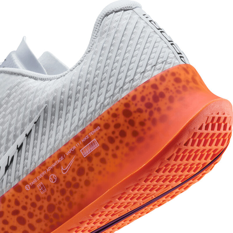 Nike Air Zoom Vapor 11 Electric (M) (White/Orange)