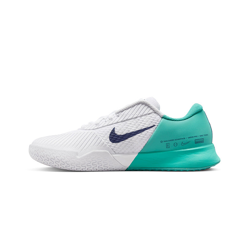 Nike Air Zoom Vapor Pro 2 (M) (White/Teal)