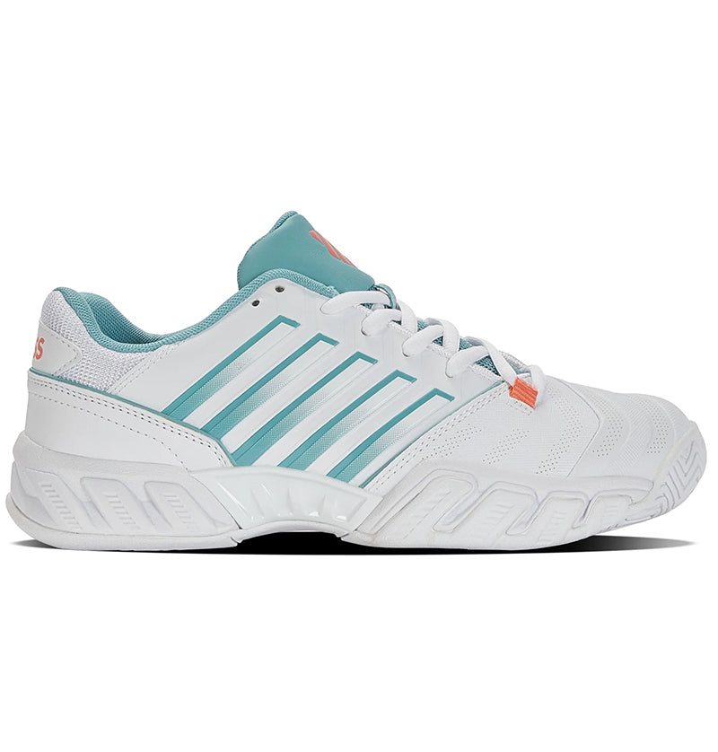 K-Swiss Bigshot Light 4 (W) (White/Nile Blue)