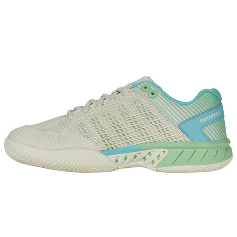 K-Swiss Express Light Pickleball Wide (W) (Egret/Green)