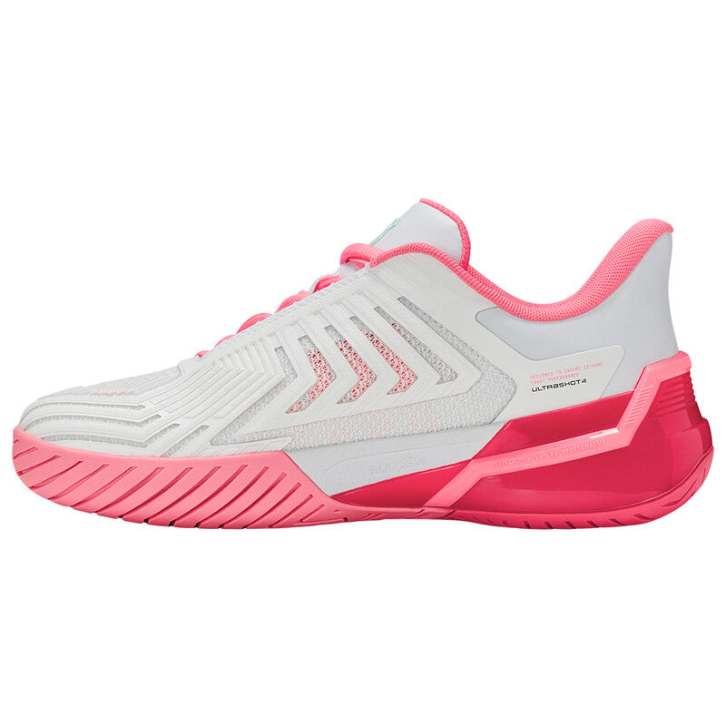 K-Swiss Ultrashot 4 (W) (White/Pink)