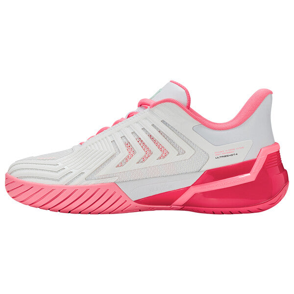 K-Swiss Ultrashot 4 (W) (White/Pink)