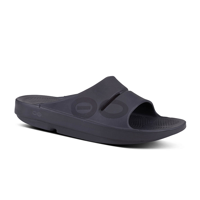 Oofos Ooahh Sport Slide (U)(Black)