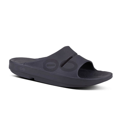 Oofos Ooahh Sport Slide (U)(Black)