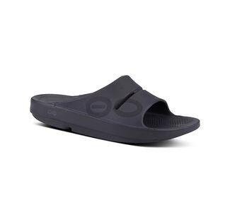 Oofos Ooahh Sport Slide (U)(Black)