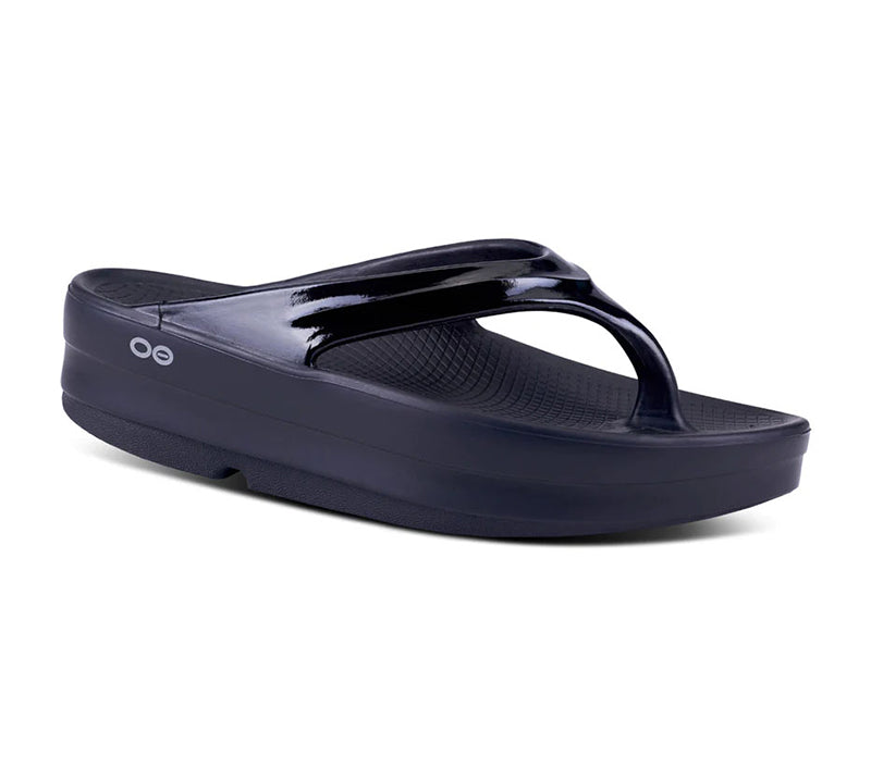 Oofos Oomega Thong (W) (Black)