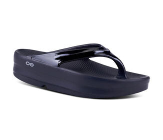 Oofos Oomega Thong (W) (Black)