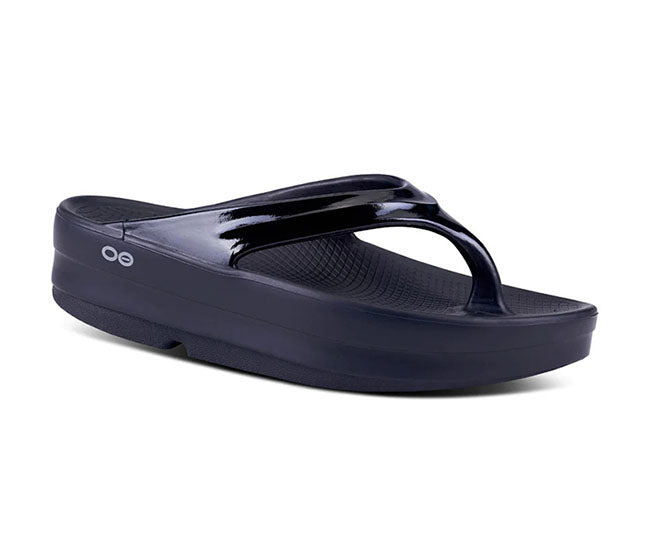 Oofos Oomega Thong (W) (Black)