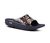 Oofos Ooahh Luxe Slide Sandal (W)(Leopard)