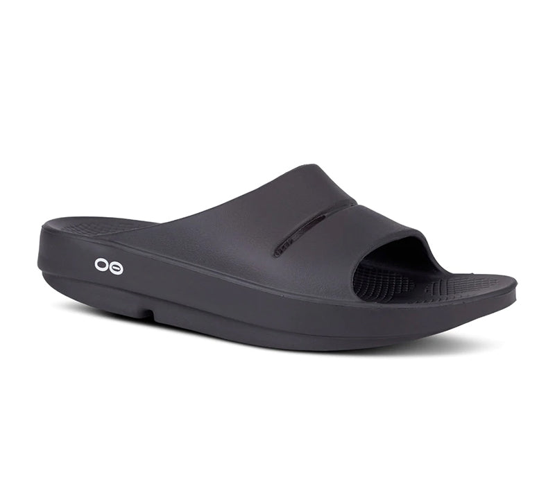 Oofos Ooahh Slide (U)(Black) Oofos