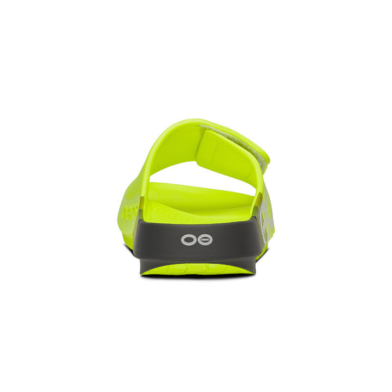 Oofos Ooahh Unisex Sport Flex Slide (Electro Rally)