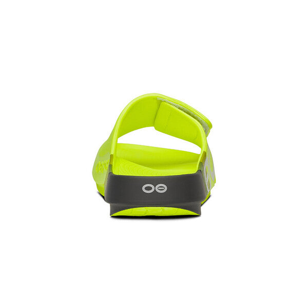 Oofos Ooahh Unisex Sport Flex Slide (Electro Rally)
