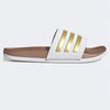 Adidas Adilette Comfort Slide (W) (White/Gold)