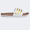 Adidas Adilette Comfort Slide (W) (White/Gold)