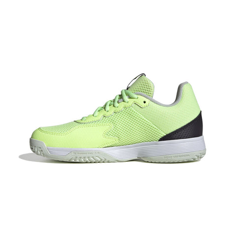 Adidas Courtflash K (Junior) (Green Spark)