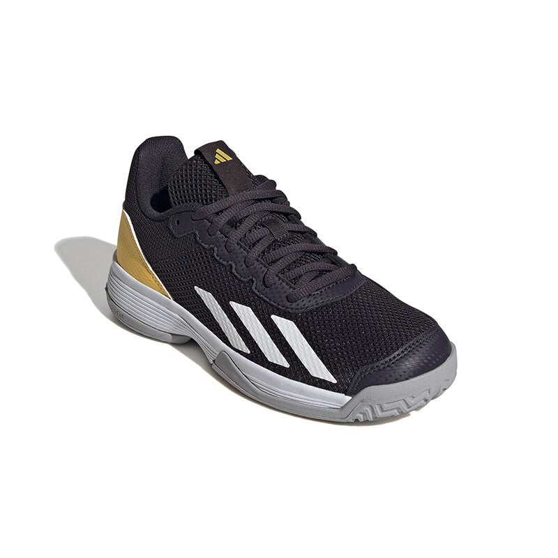 Adidas Courtflash K (Jr) (Black/Spark)