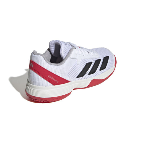 Adidas Courtflash K Kids' (White/Red)