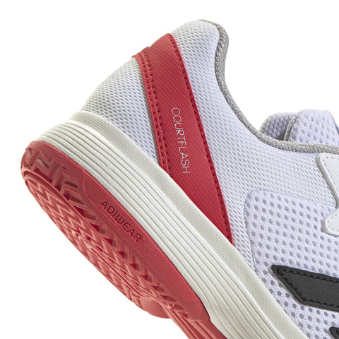 Adidas Courtflash K Kids' (White/Red)