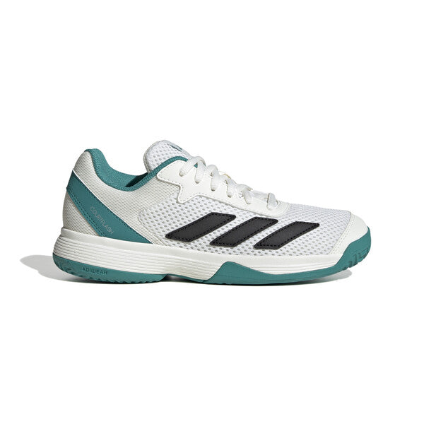 Adidas Courtflash K Kids' (White/Teal)