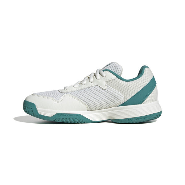 Adidas Courtflash K Kids' (White/Teal)