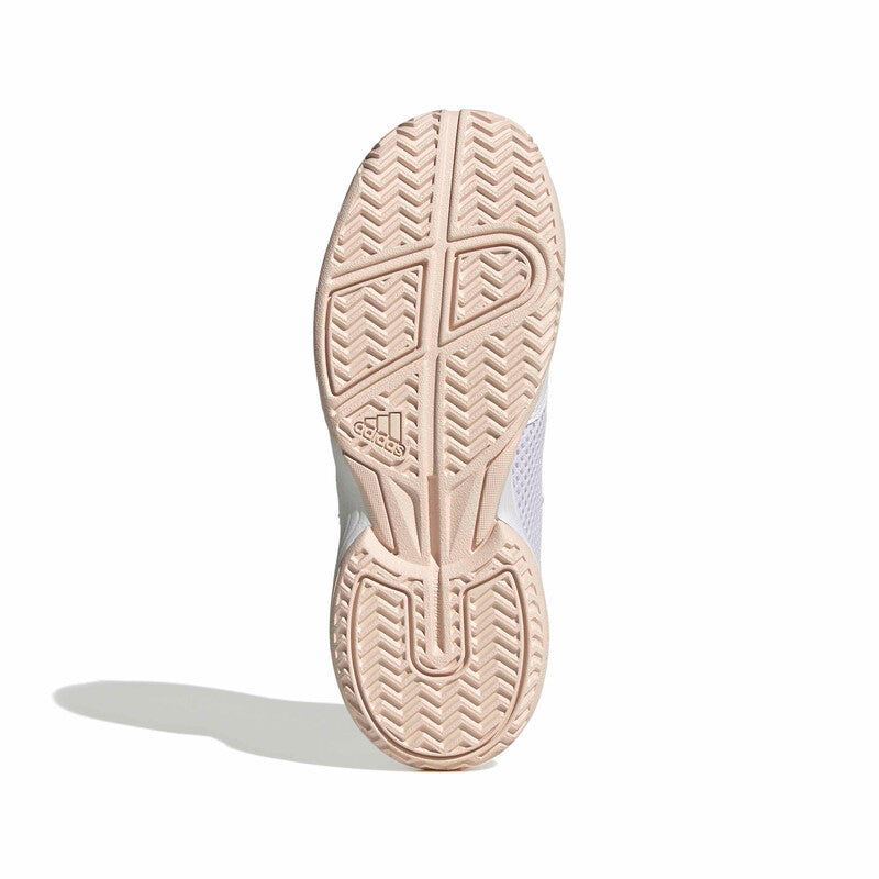 Adidas Courtflash Kids' (White/Pink) Adidas