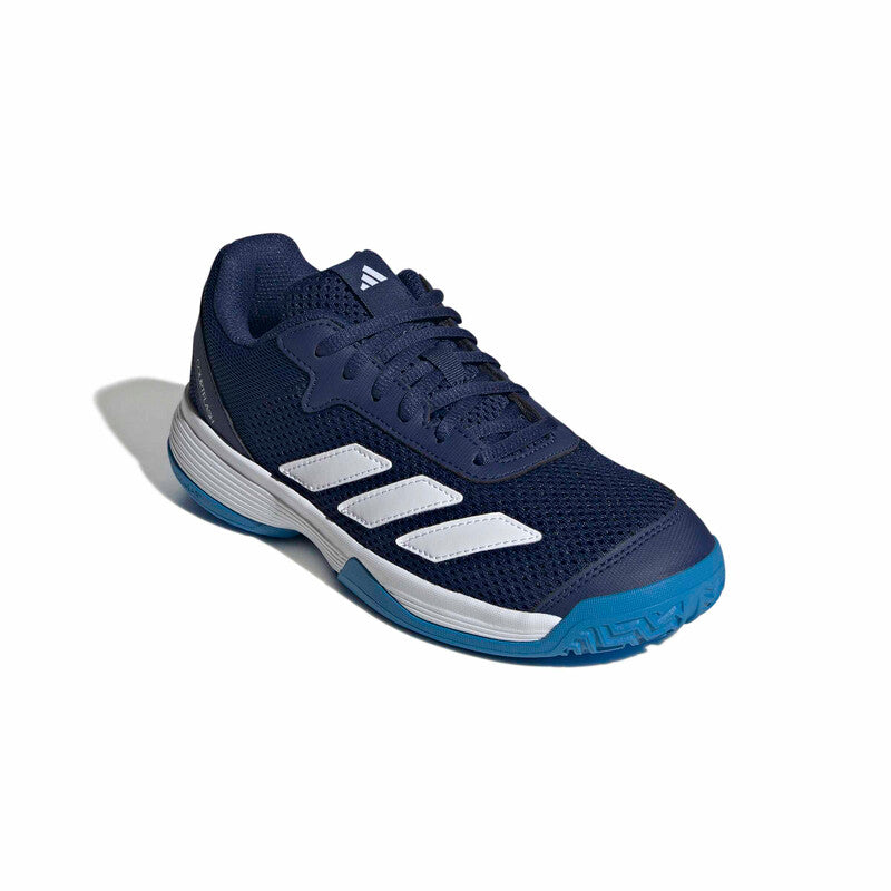Adidas Courtflash Kids' (White/Black) Adidas