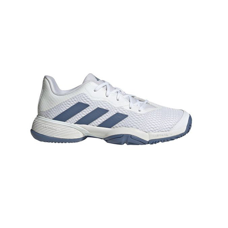 Adidas Barricade K (Jr) (White/Crew Blue)