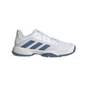 Adidas Barricade K (Jr) (White/Crew Blue)