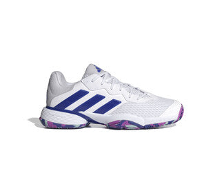 Adidas Barricade K (Jr) (White/Blue)