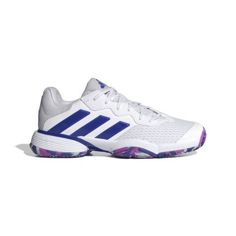 Adidas Barricade K (Jr) (White/Blue)