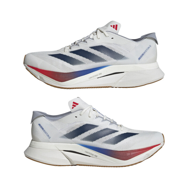 Adidas Boston 12 (M) (White/Dark Blue)