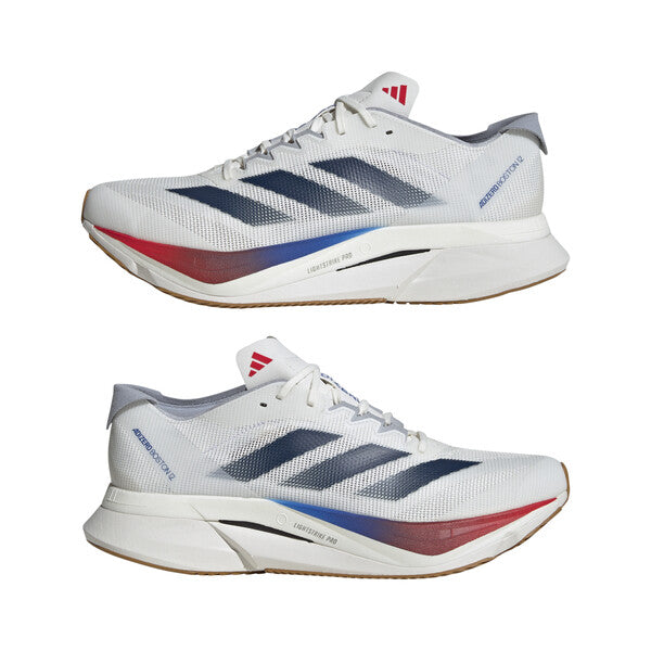 Adidas Boston 12 (M) (White/Dark Blue)