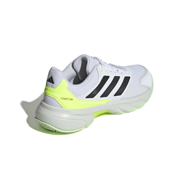 Adidas Courtjam Control 3 (M) (White/Lime)